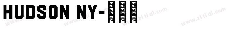 Hudson NY字体转换